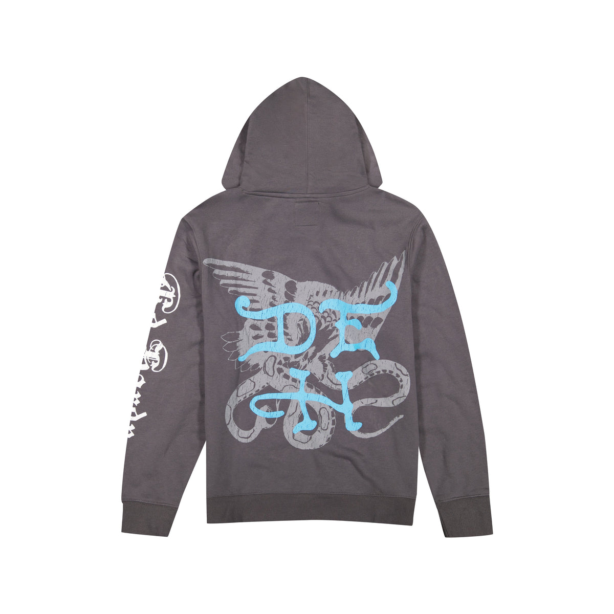 NY Eagle Men's Hoodie CHARCOAL | Ed Hardy