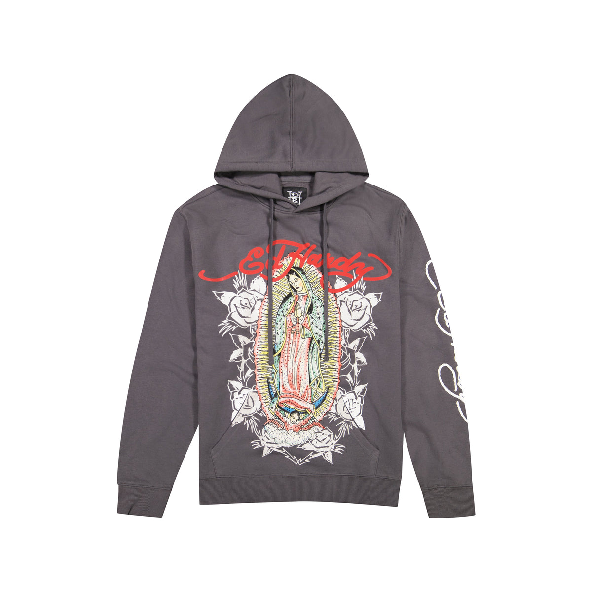 Mary Men's Hoodie CHARCOAL | Ed Hardy
