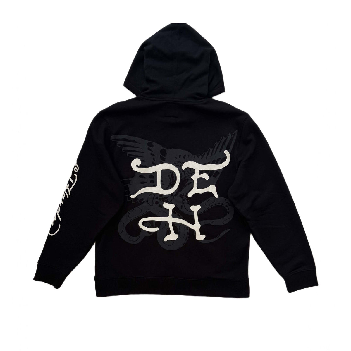DG Skull Men's Hoodie BLACK | Ed Hardy