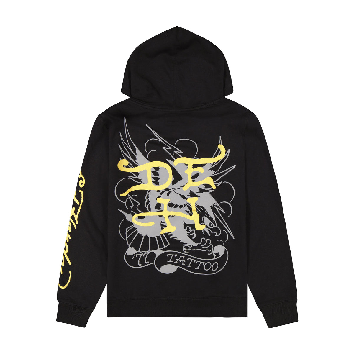 Dragon Skull Mens Hoodie BLACK | Ed Hardy