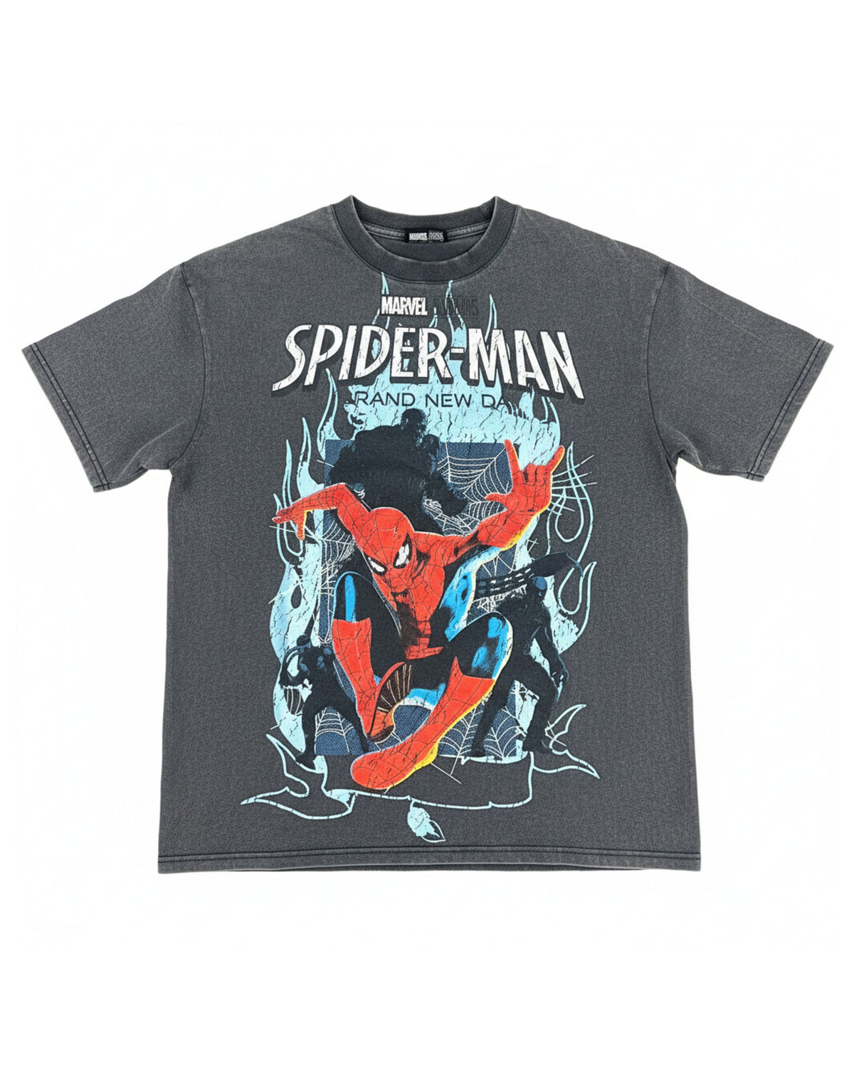 Flame Web Boxy Tee MINERAL GREY | Ed Hardy