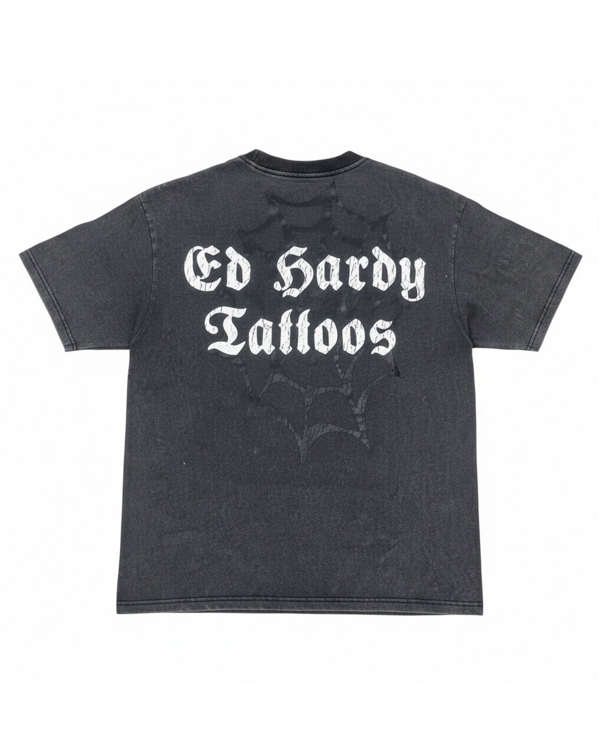 Flame Web Boxy Tee MINERAL GREY | Ed Hardy