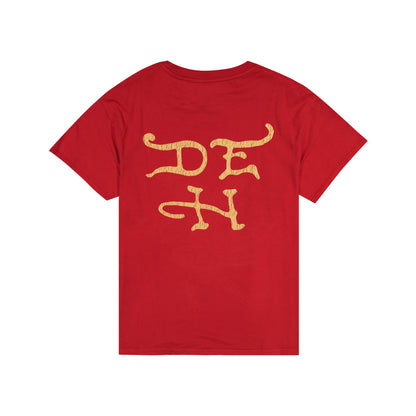 True Eagle Rhinestone Boxy Tee TANGO RED | Ed Hardy