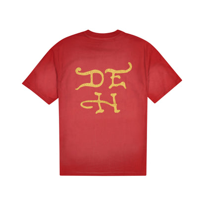 LKS Skull Boxy Tee SUNFADE RED | Ed Hardy