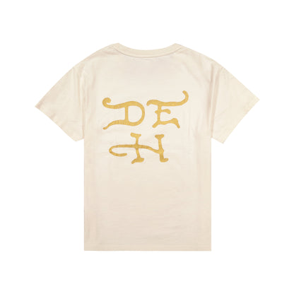Black Rose Boxy Tee VINTAGE IVORY | Ed Hardy