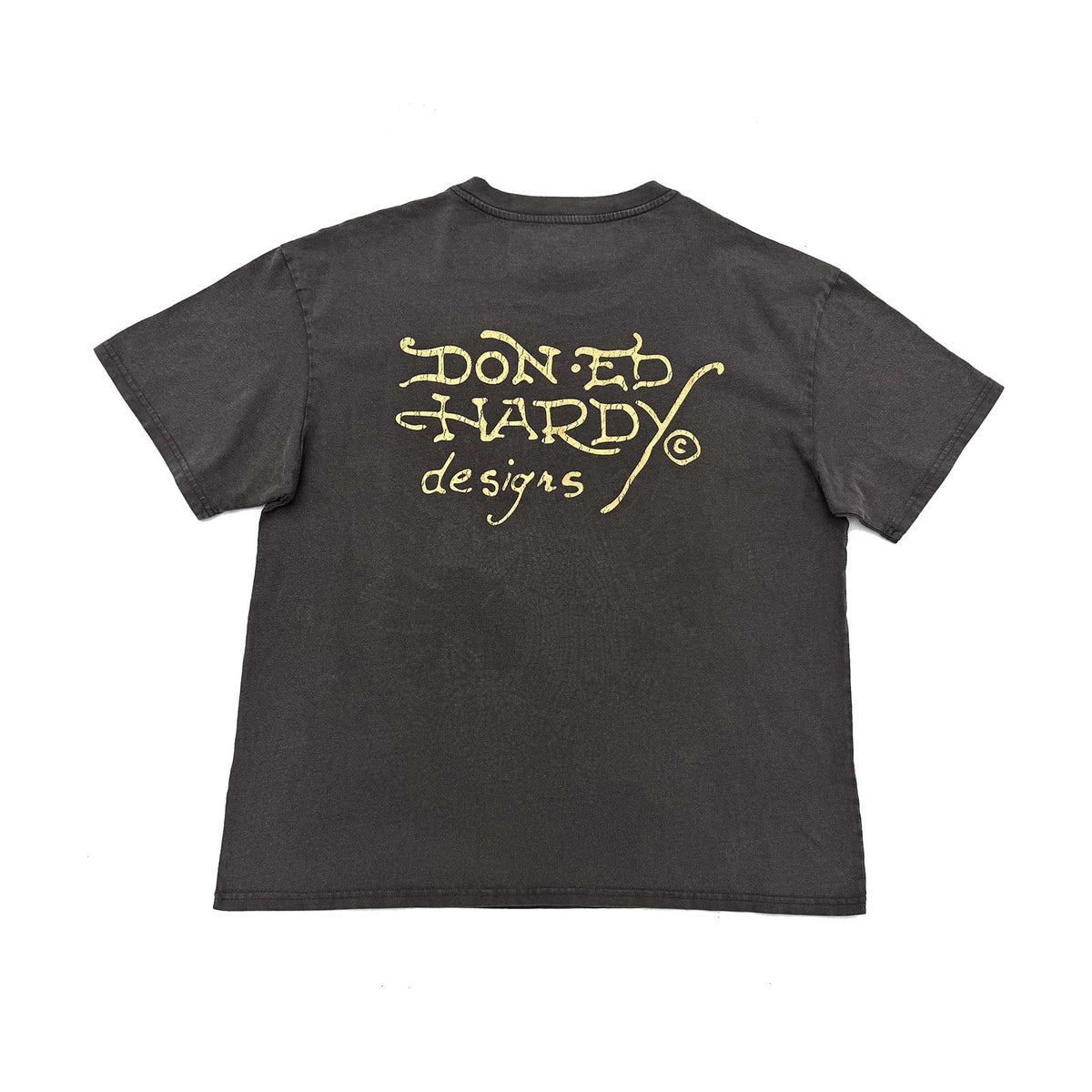 Panther Rose Boxy Tee CHARCOAL | Ed Hardy