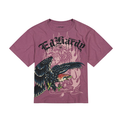 Eagle Boxy Tee | Men's Y2K Tee | Ed Hardy MINERAL ROSE | Ed Hardy