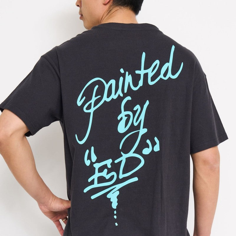 Panteras Rhinestone Boxy Tee DARK GREY | Ed Hardy