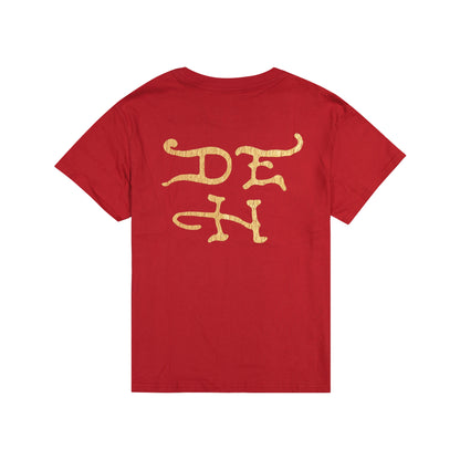 Mary Rhinestone Boxy Tee TANGO RED | Ed Hardy