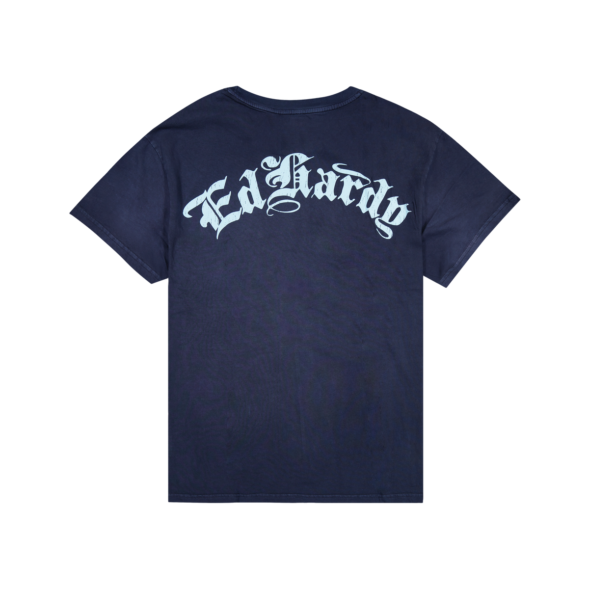 Tiger Flame Boxy Tee SUNFADE NAVY | Ed Hardy