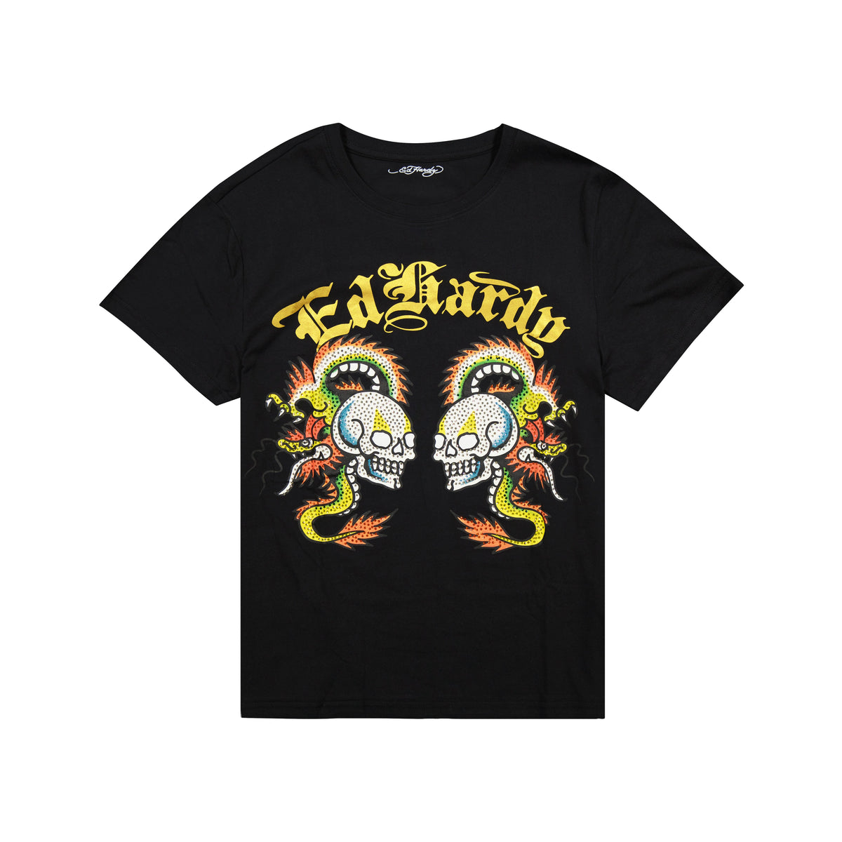 Dragon Skull Mens SS Tee BLACK | Ed Hardy