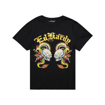 Dragon Skull Mens SS Tee BLACK | Ed Hardy