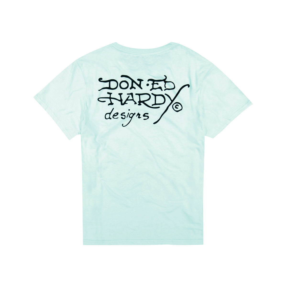 Heart Hand Throwback Graphic Tee ARCTIC BLUE | Ed Hardy