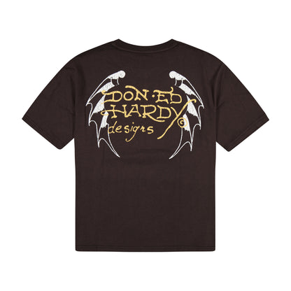 Cross Boxy Tee VINTAGE BLACK | Ed Hardy