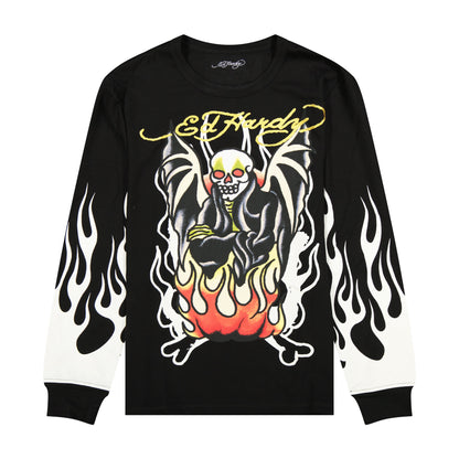 Fire Lord LS Thermal Tee BLACK | Ed Hardy