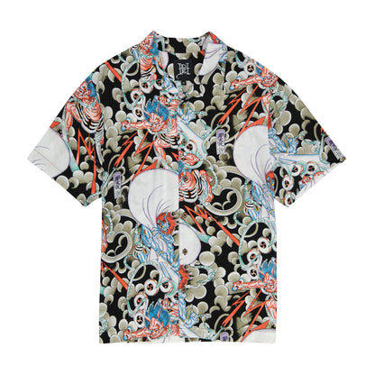 Japan Bee Camp Shirt MULTI | Ed Hardy