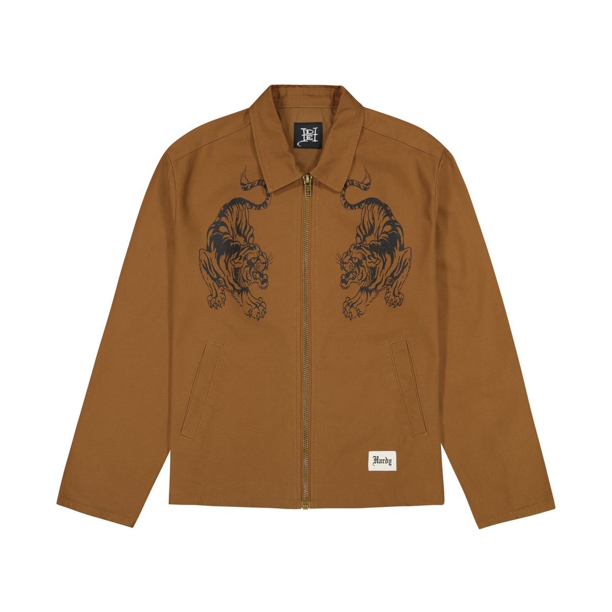 Panthers Workwear Jacket Cognac | Ed Hardy