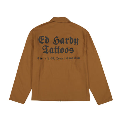 Panthers Workwear Jacket Cognac | Ed Hardy
