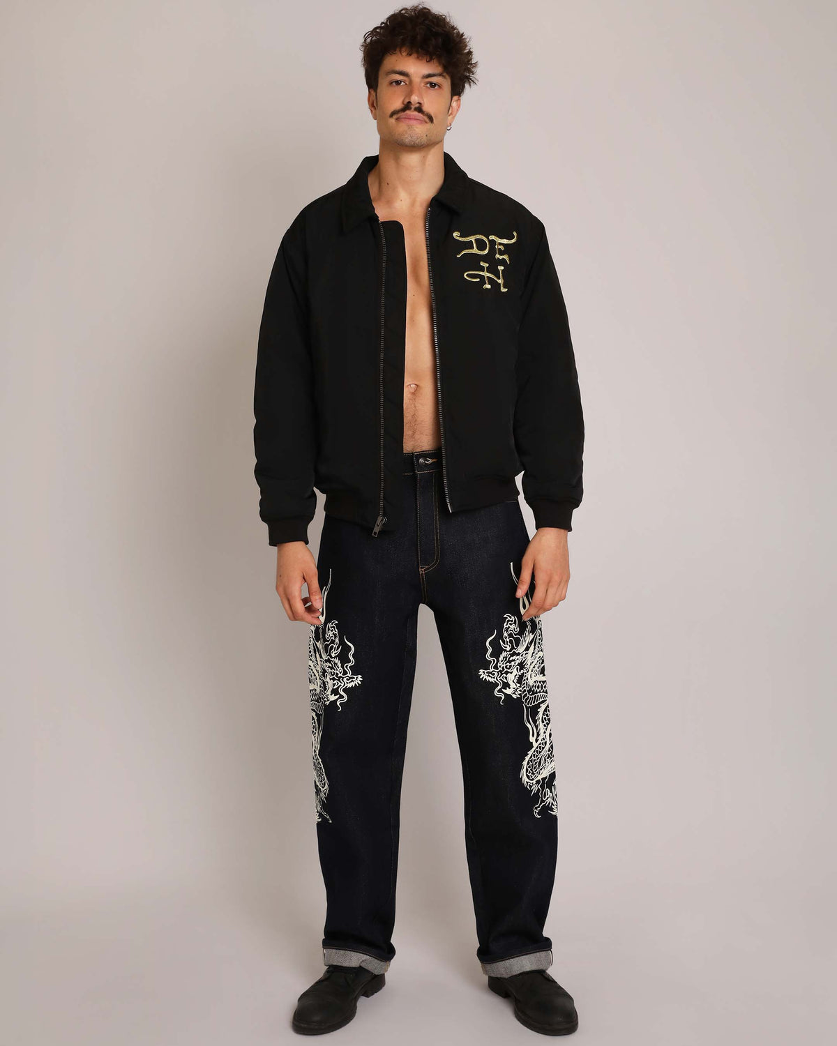 Fire Lord Bomber Jacket BLACK | Ed Hardy