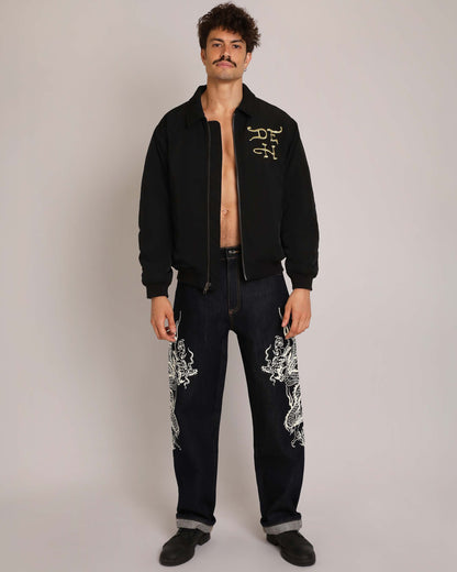 Fire Lord Bomber Jacket BLACK | Ed Hardy