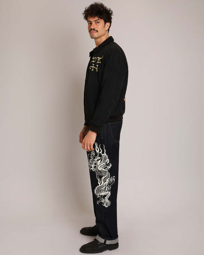 Fire Lord Bomber Jacket BLACK | Ed Hardy
