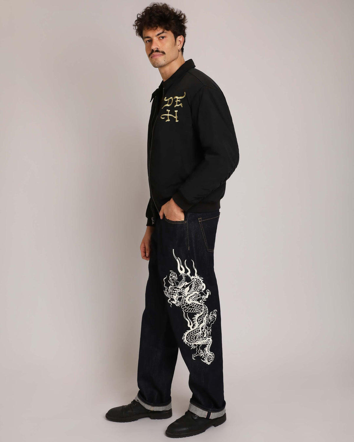 Fire Lord Bomber Jacket BLACK | Ed Hardy