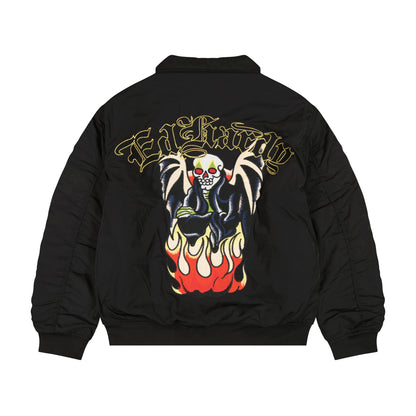 Fire Lord Bomber Jacket BLACK | Ed Hardy
