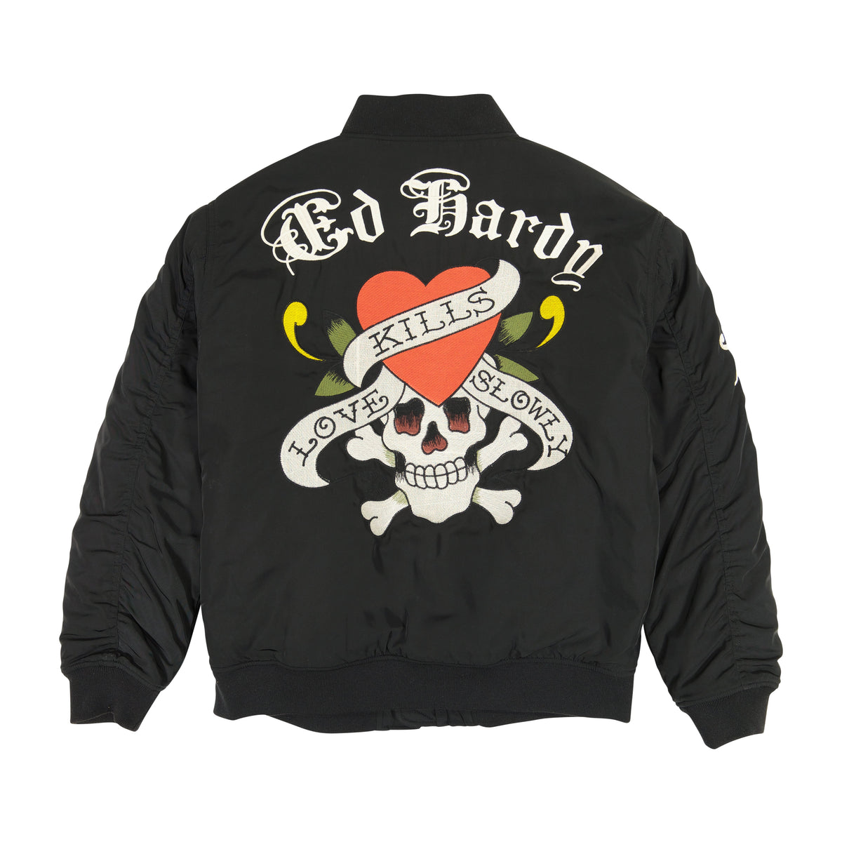 LKS Skull Bomber Jacket BLACK | Ed Hardy