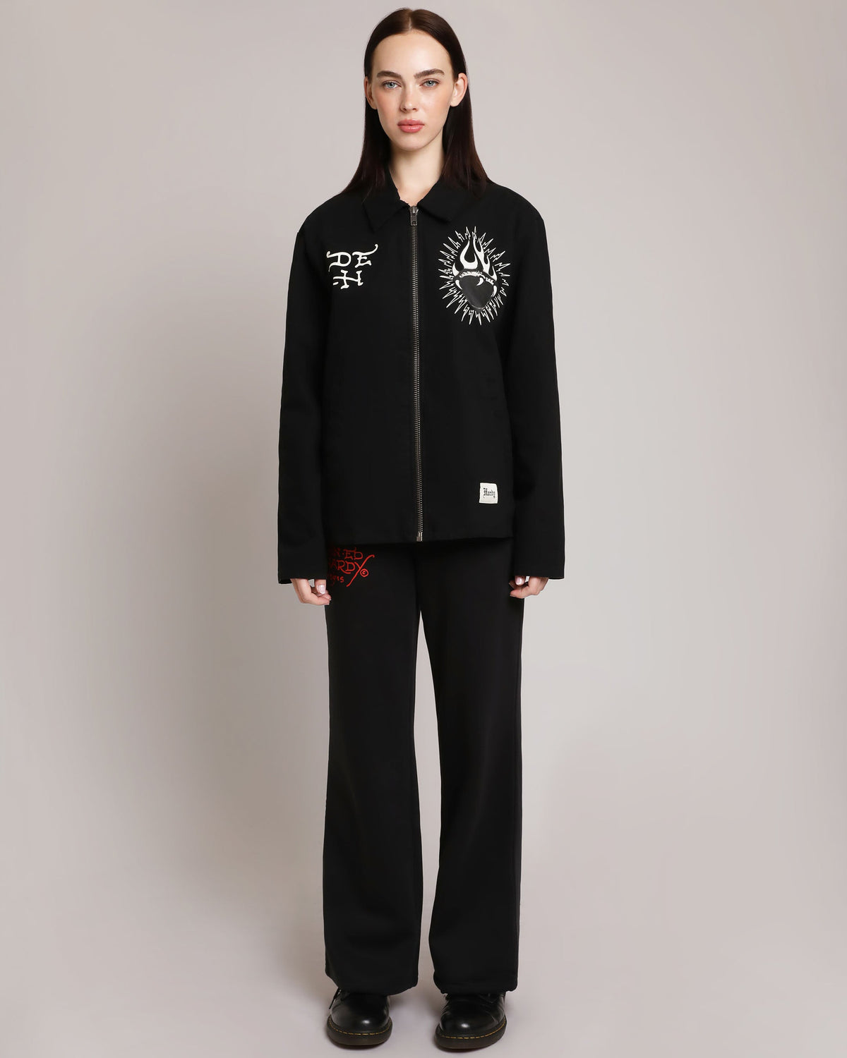 DG SKULL WORKWEAR JACKET Black | Ed Hardy