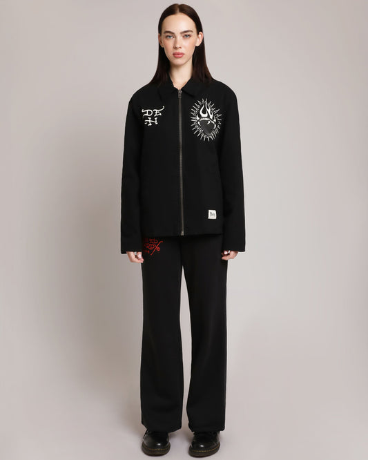 DG SKULL WORKWEAR JACKET Black | Ed Hardy