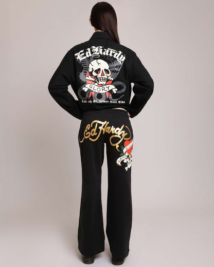 DG SKULL WORKWEAR JACKET Black | Ed Hardy