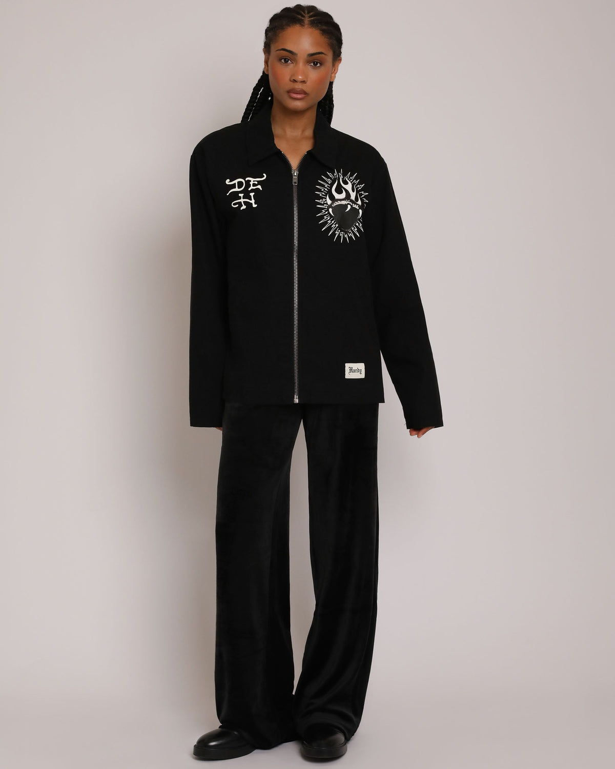 DG SKULL WORKWEAR JACKET Black | Ed Hardy