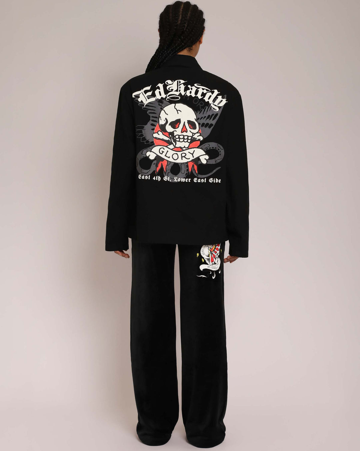 DG SKULL WORKWEAR JACKET Black | Ed Hardy