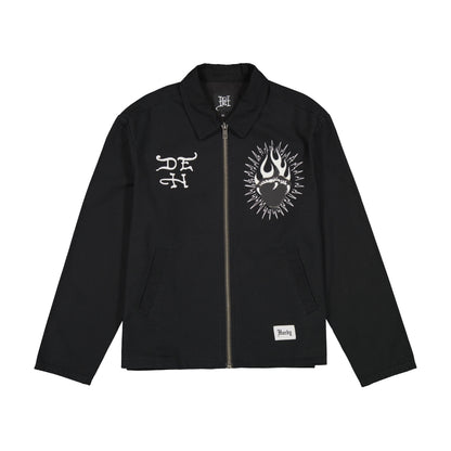 DG SKULL WORKWEAR JACKET Black | Ed Hardy