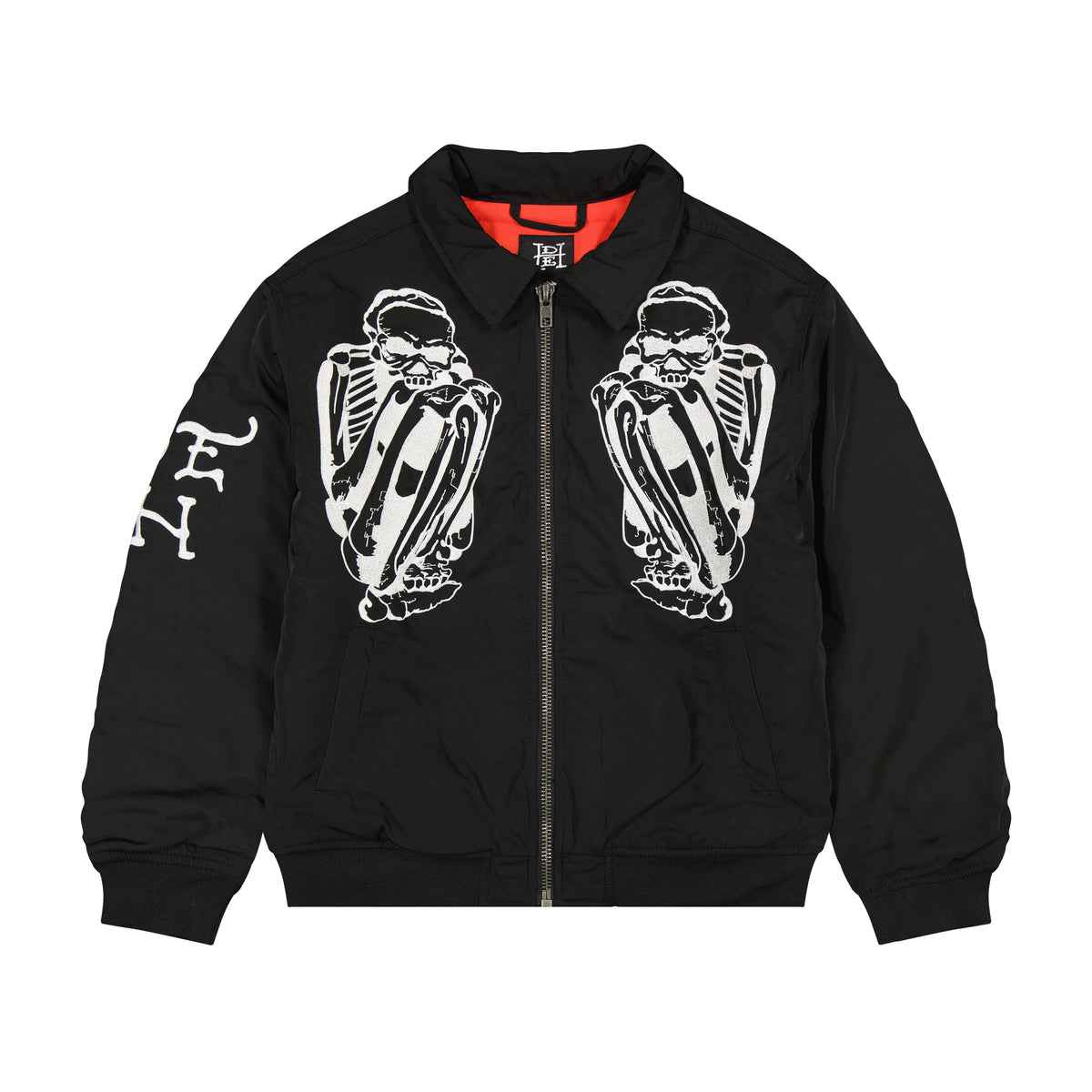Skeles Bomber Jacket BLACK | Ed Hardy