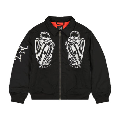 Skeles Bomber Jacket BLACK | Ed Hardy