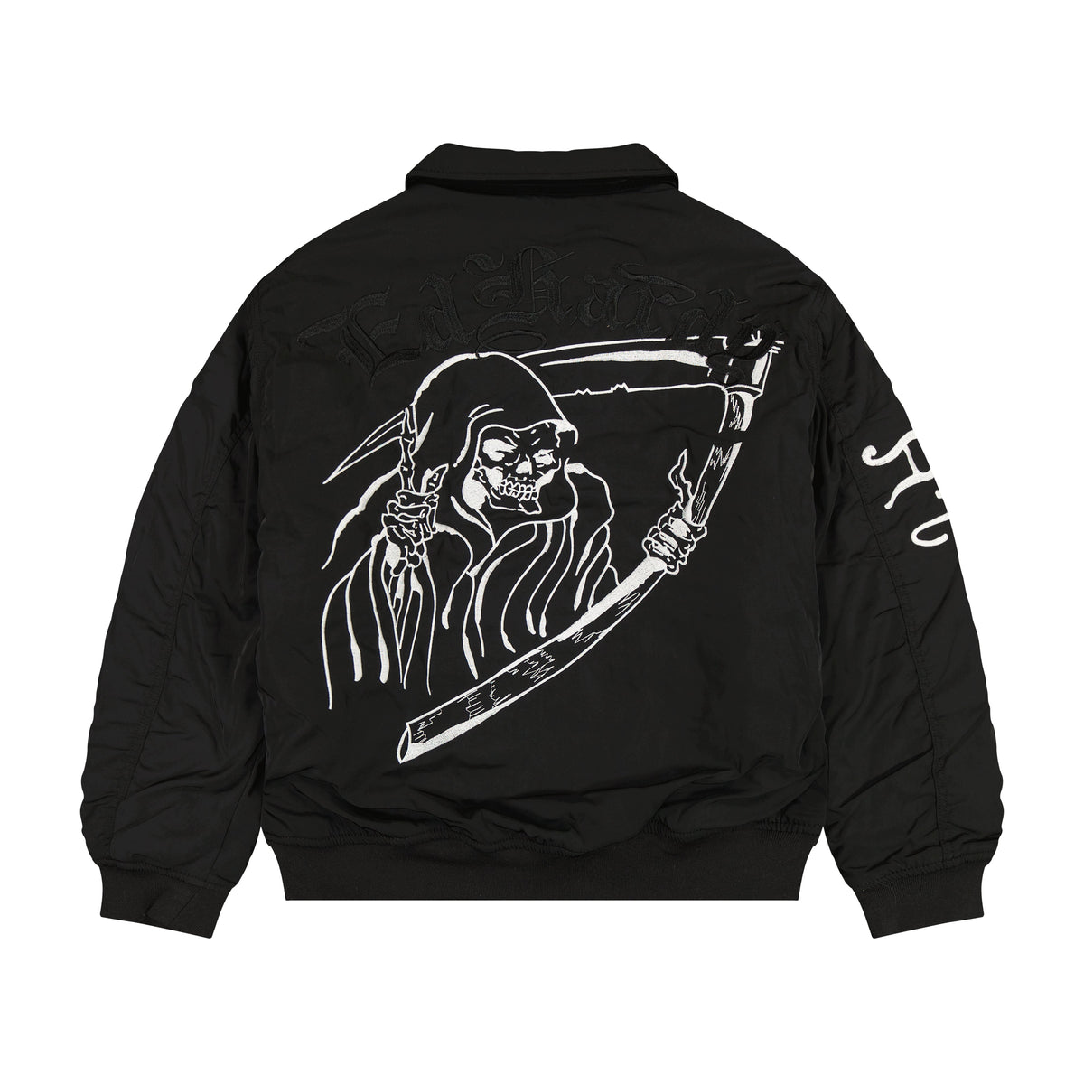 Skeles Bomber Jacket BLACK | Ed Hardy