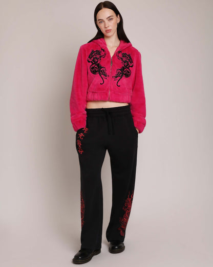 Dragons Baggy Sweatpant, Black BLACK | Ed Hardy