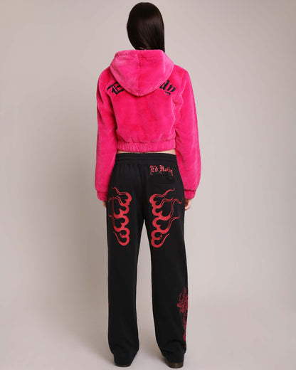Dragons Baggy Sweatpant, Black BLACK | Ed Hardy
