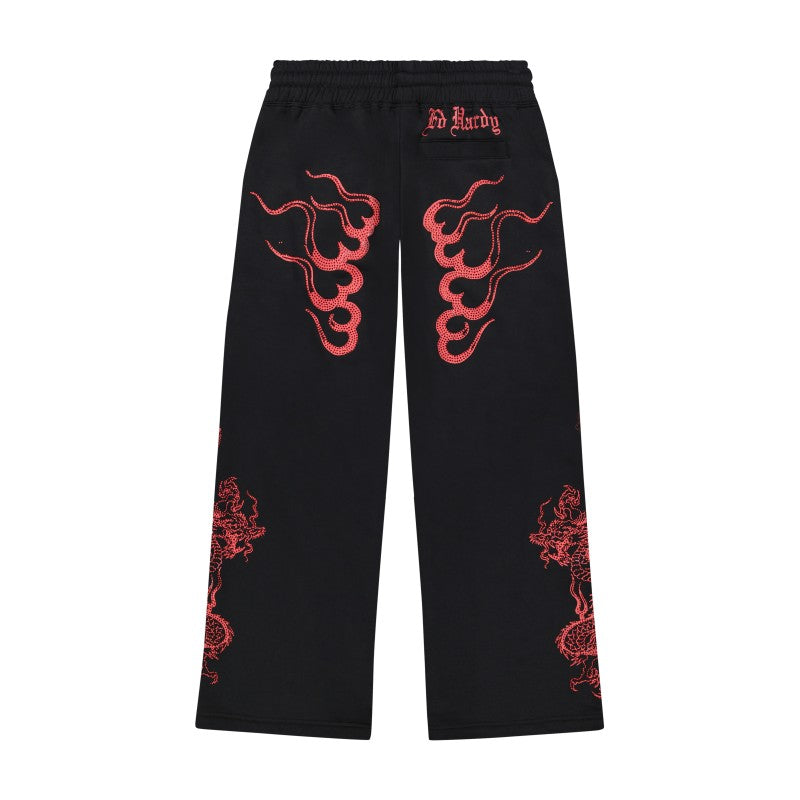 Dragons Baggy Sweatpant, Black BLACK | Ed Hardy