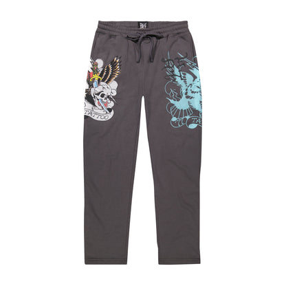 77 Eagle Sweatpants CHARCOAL | Ed Hardy