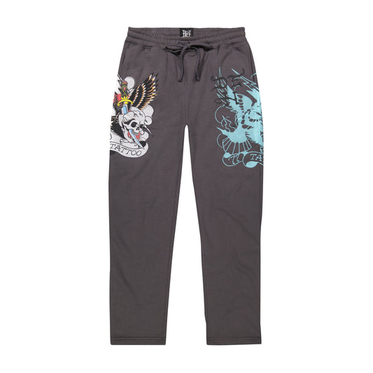 77 Eagle Sweatpants CHARCOAL | Ed Hardy