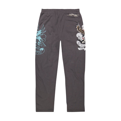 77 Eagle Sweatpants CHARCOAL | Ed Hardy