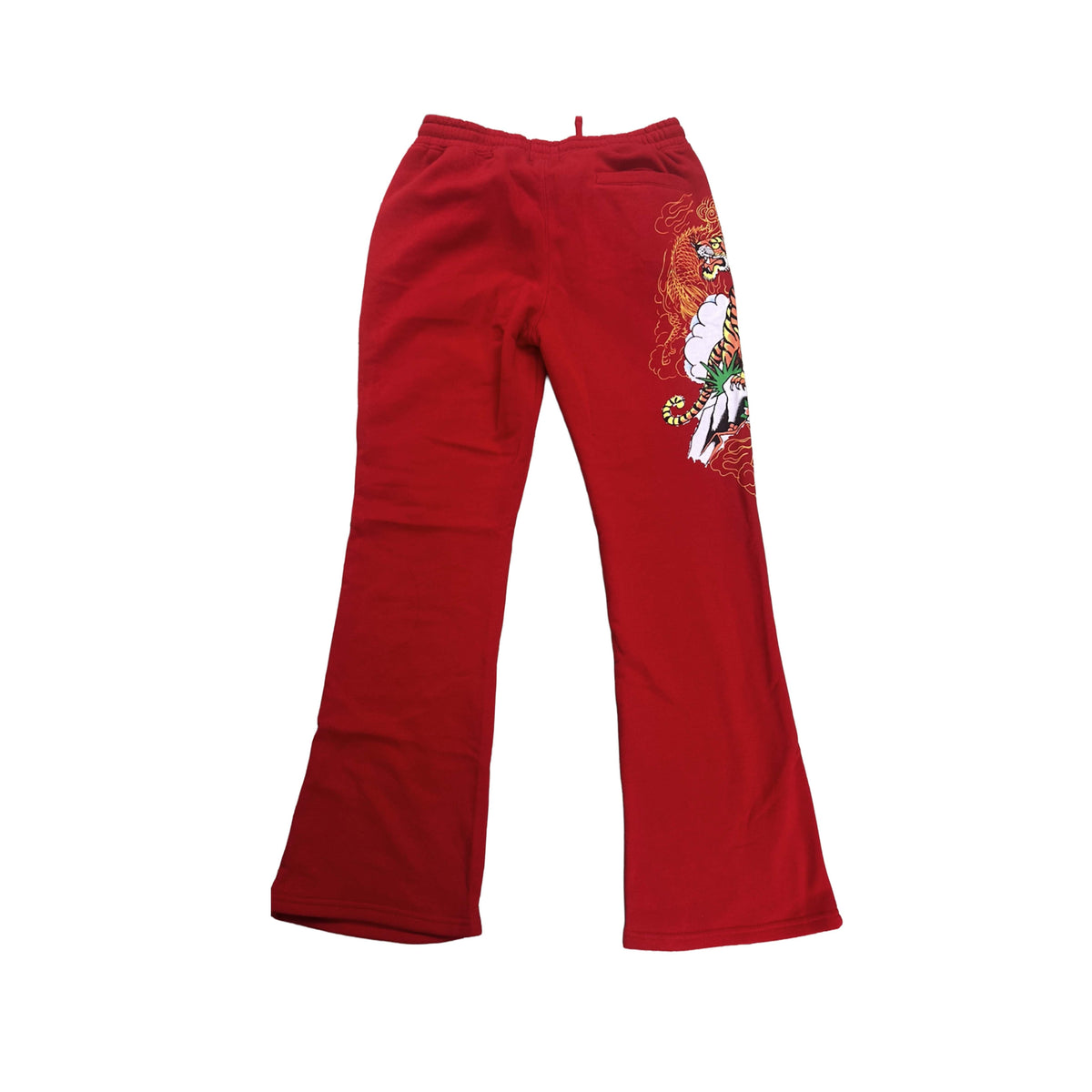 Tiger Mountain Bootcut Sweatpants RED | Ed Hardy
