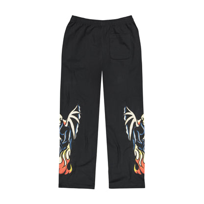 Xman Mens Rhinestone Baggy Sweatpant Black Black | Ed Hardy