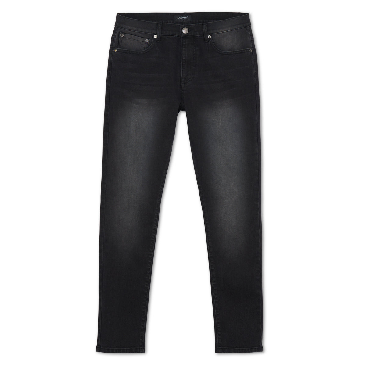 Dagger Skull Slim Skinny Jean FADED BLACK | Ed Hardy