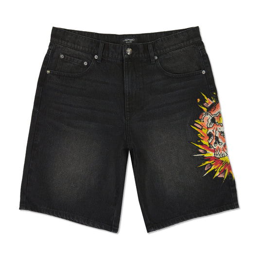 Exploding Skull Black | Ed Hardy