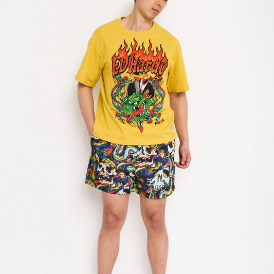 Skulls Mesh Shorts MULTI COLORED | Ed Hardy