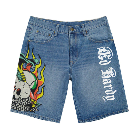 Fire Cobra Skater Short 2K WASH | Ed Hardy
