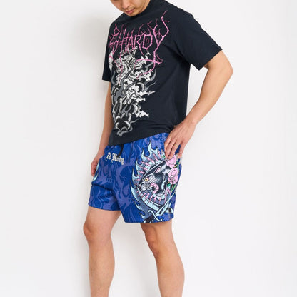 Panthers Mesh Shorts COBALT | Ed Hardy